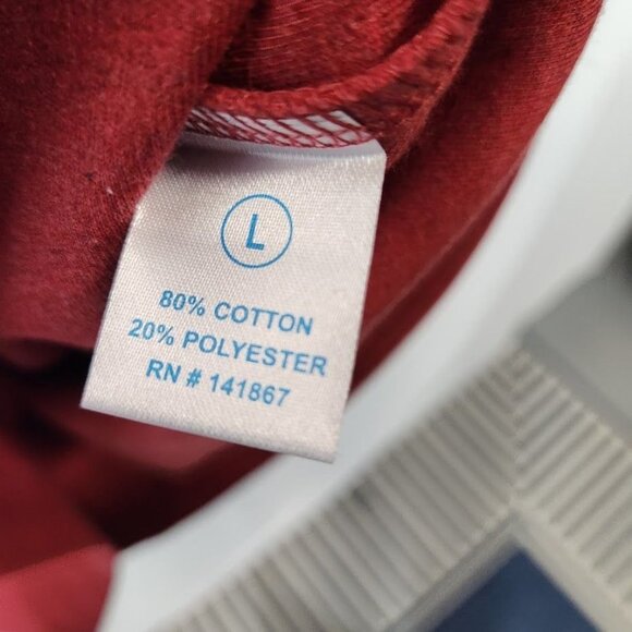 New Heritage Quarter Zip Pullover Vest in Red Size Large - Picture 6 of 6